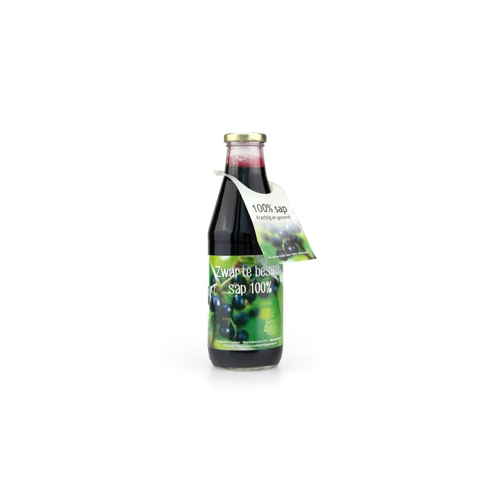 Zwarte Bessensap 100% 70cl - Thuisfruit